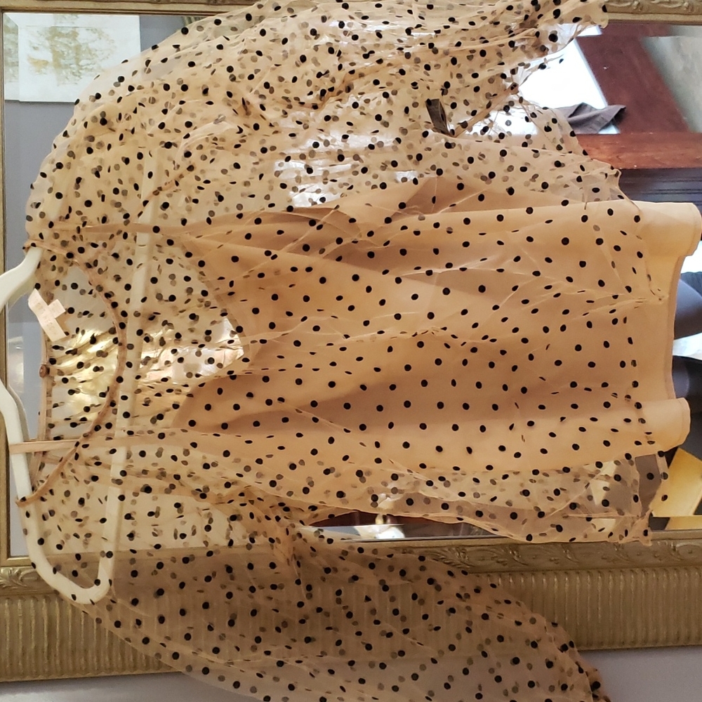 VICI sheer top NWOT